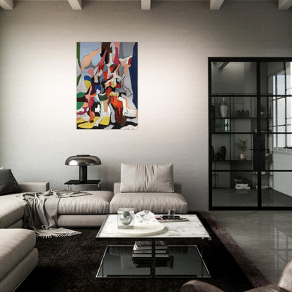 Composition - Abstract Expressionism - Robert Goodnough Brushed Aluminum Print - 70x100 cm / 28x40 inches | Robert Goodnough Aluminum Print | Robert Goodnough Prints