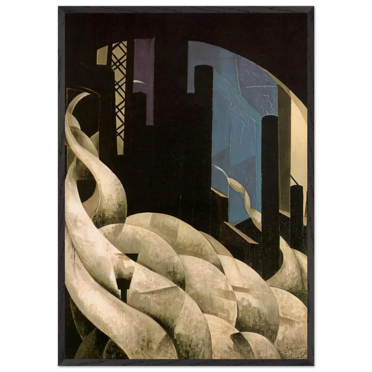 Incense of a New Church - 1921 - Charles Demuth Framed Art Print – Black Wooden Frame - Default Title - -Framed Art Print
