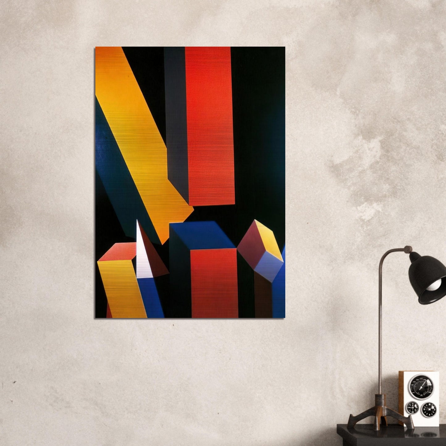 Byzantium - Hard Edge Painting - Miriam Schapiro Brushed Aluminum Print - 70x100 cm / 28x40 inches | Miriam Schapiro Aluminum Print | Miriam Schapiro Prints