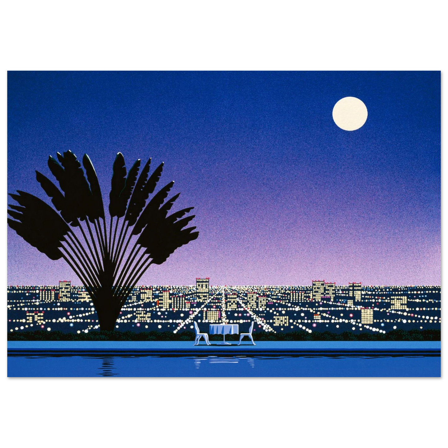 Hiroshi Nagai - Onra - Nobody Has To Know Wall Art - 21x29.7 cm / 8x12" - Premium Wooden Framed Poster With Fine Art Paper - Wood frame