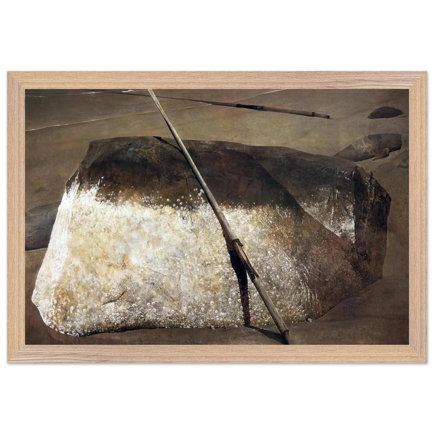 Andrew Wyeth - NOT DETECTED 38 Wall Art - 60x80 cm / 24x32 inches - Fine Art Poster - -