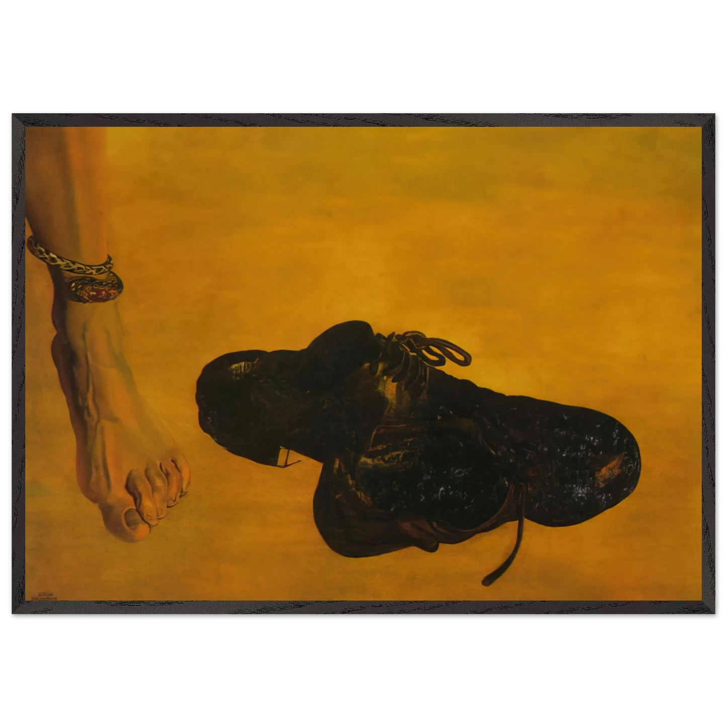 ORIGINAL SIN - Salvador Dali Framed Art Print – Black Wooden Frame - Default Title - -Framed Art Print