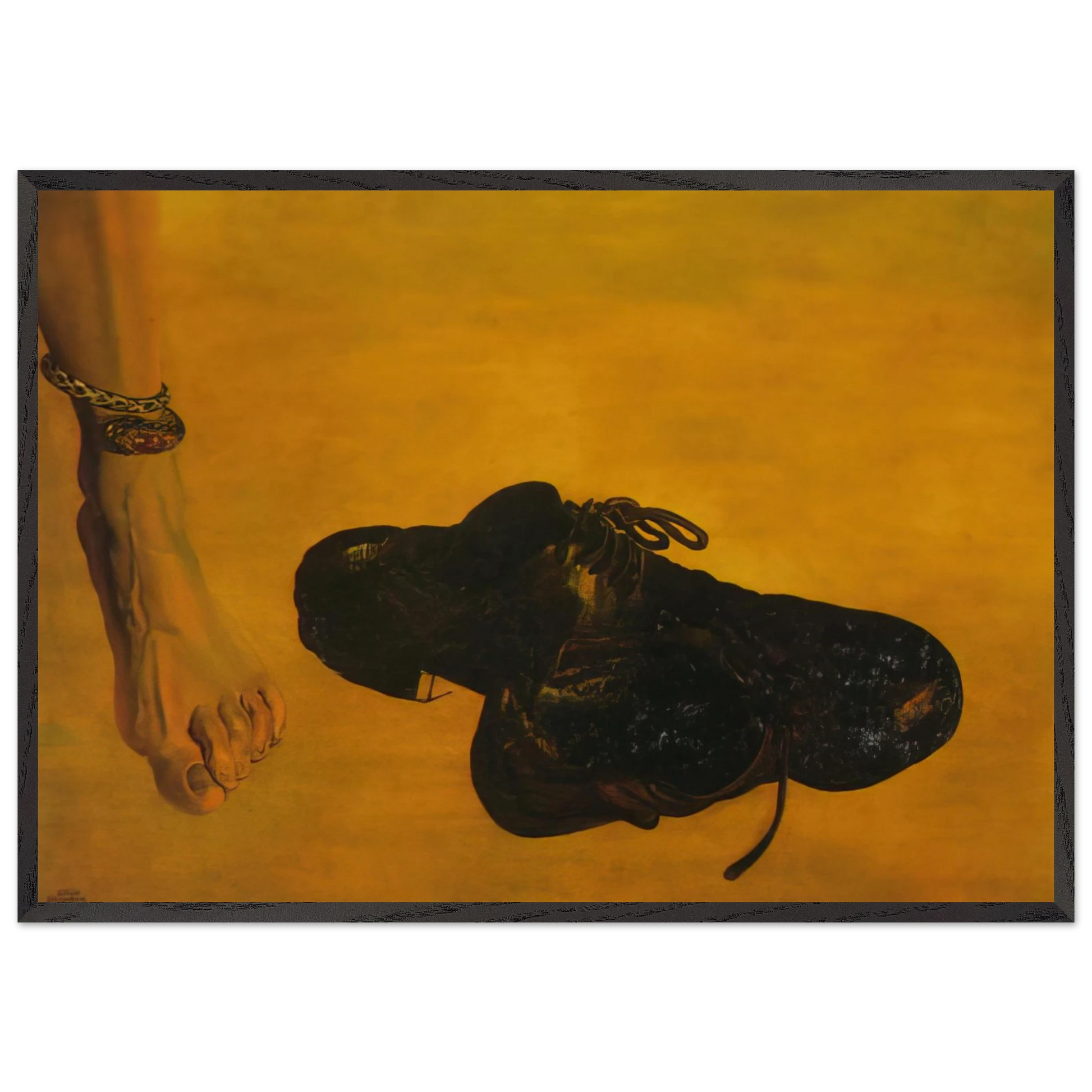 ORIGINAL SIN - Salvador Dali Framed Art Print – Black Wooden Frame - Default Title - -Framed Art Print
