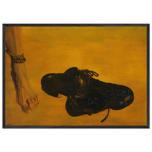 ORIGINAL SIN - Salvador Dali Framed Art Print – Black Wooden Frame - Default Title - -Framed Art Print