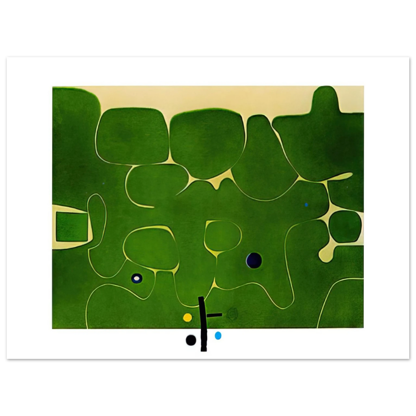 Victor Pasmore - IL LABIRINTO DELLA PSICHE 1986 Fine Art Poster - Default Title