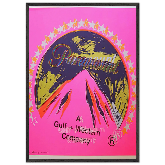 Paramount - Andy Warhol Framed Art Print – Black Wooden Frame - Default Title - -Framed Art Print