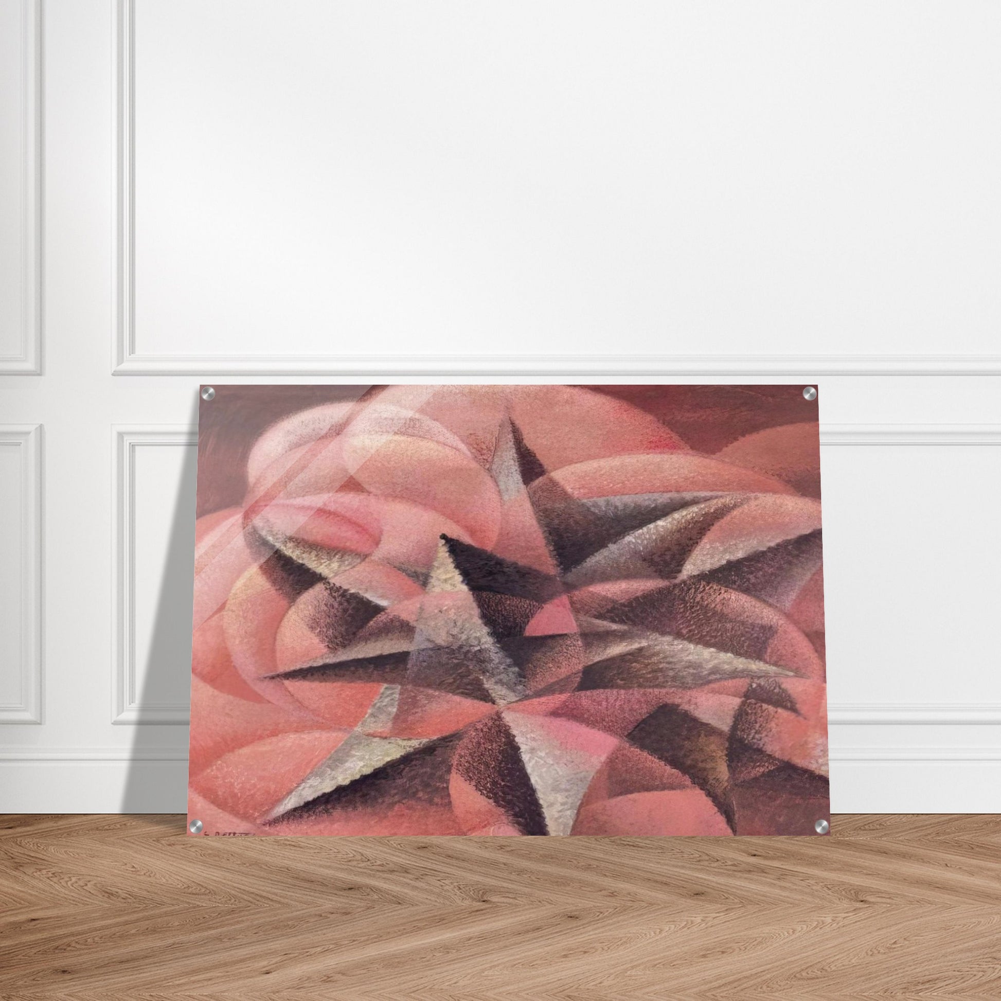 Armonie di forme contrarie - 1935 - Gerardo Dottori Acrylic Print - 70x100 cm / 28x40″ inches | Gerardo Dottori Wall Art | Gerardo Dottori Prints