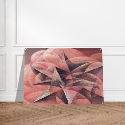 Armonie di forme contrarie - 1935 - Gerardo Dottori Acrylic Print - 70x100 cm / 28x40″ inches | Gerardo Dottori Wall Art | Gerardo Dottori Prints