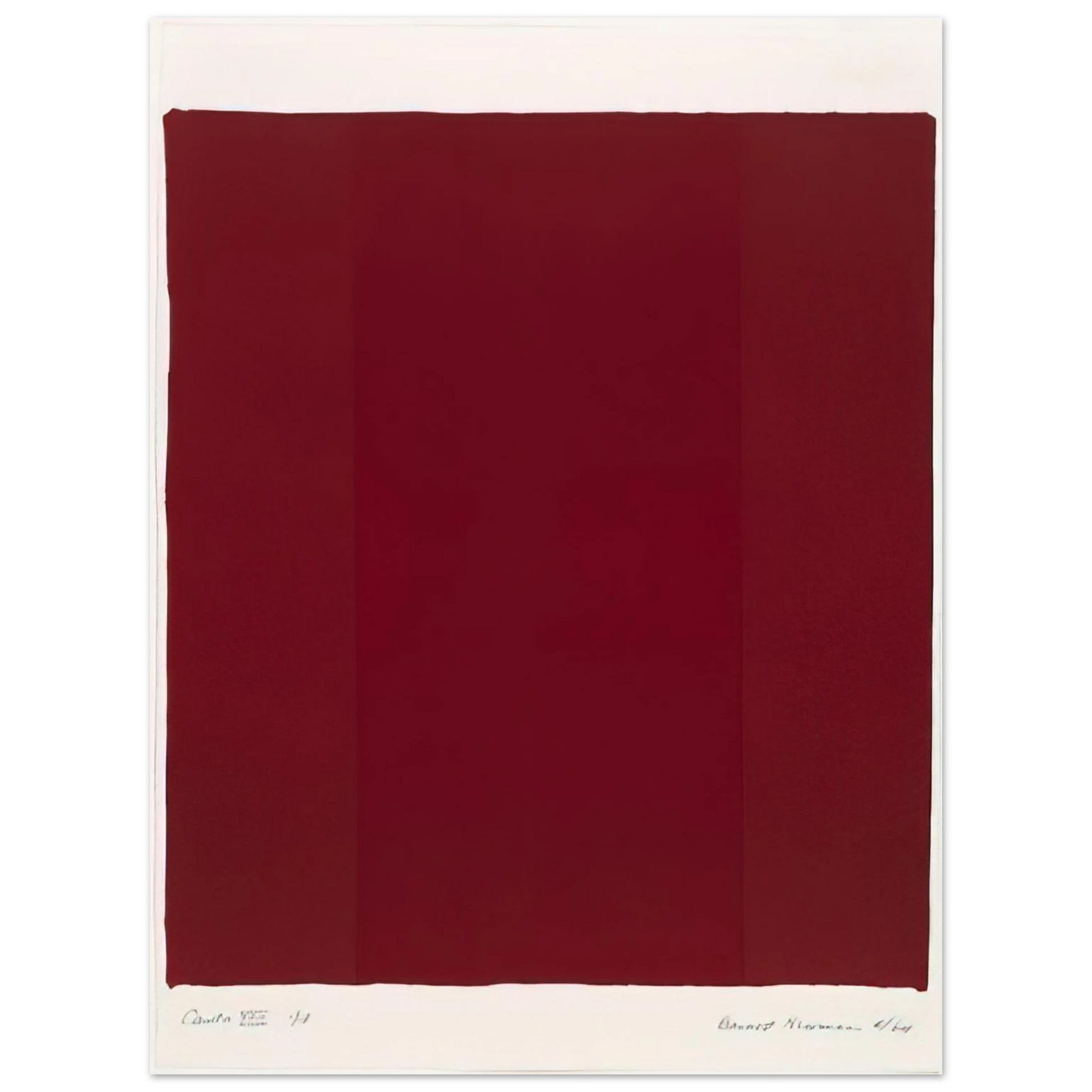 Barnett Newman - Canto XVII Fine Art Poster - Default Title