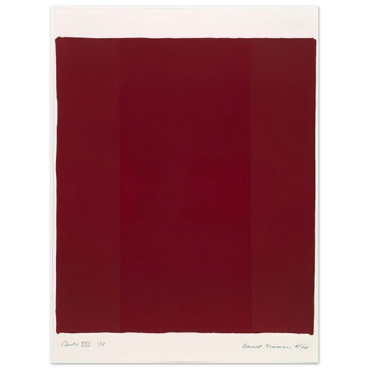 Barnett Newman - Canto XVII Fine Art Poster - Default Title