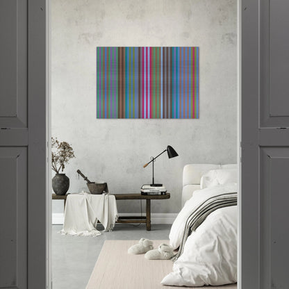 Bulletproof - 1969 - Gene Davis Brushed Aluminum Print - 70x100 cm / 28x40 inches | Gene Davis Aluminum Print | Gene Davis Prints