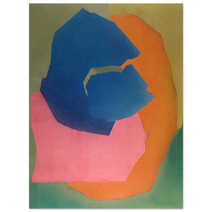 Esteban Vicente - KALANI HAWAII 1969  75x100 cm / 30x40inches Fine Art Poster