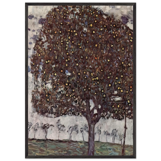 APPLE TREE II - Gustav Klimt Framed Art Print – Black Wooden Frame - Default Title - -Framed Art Print
