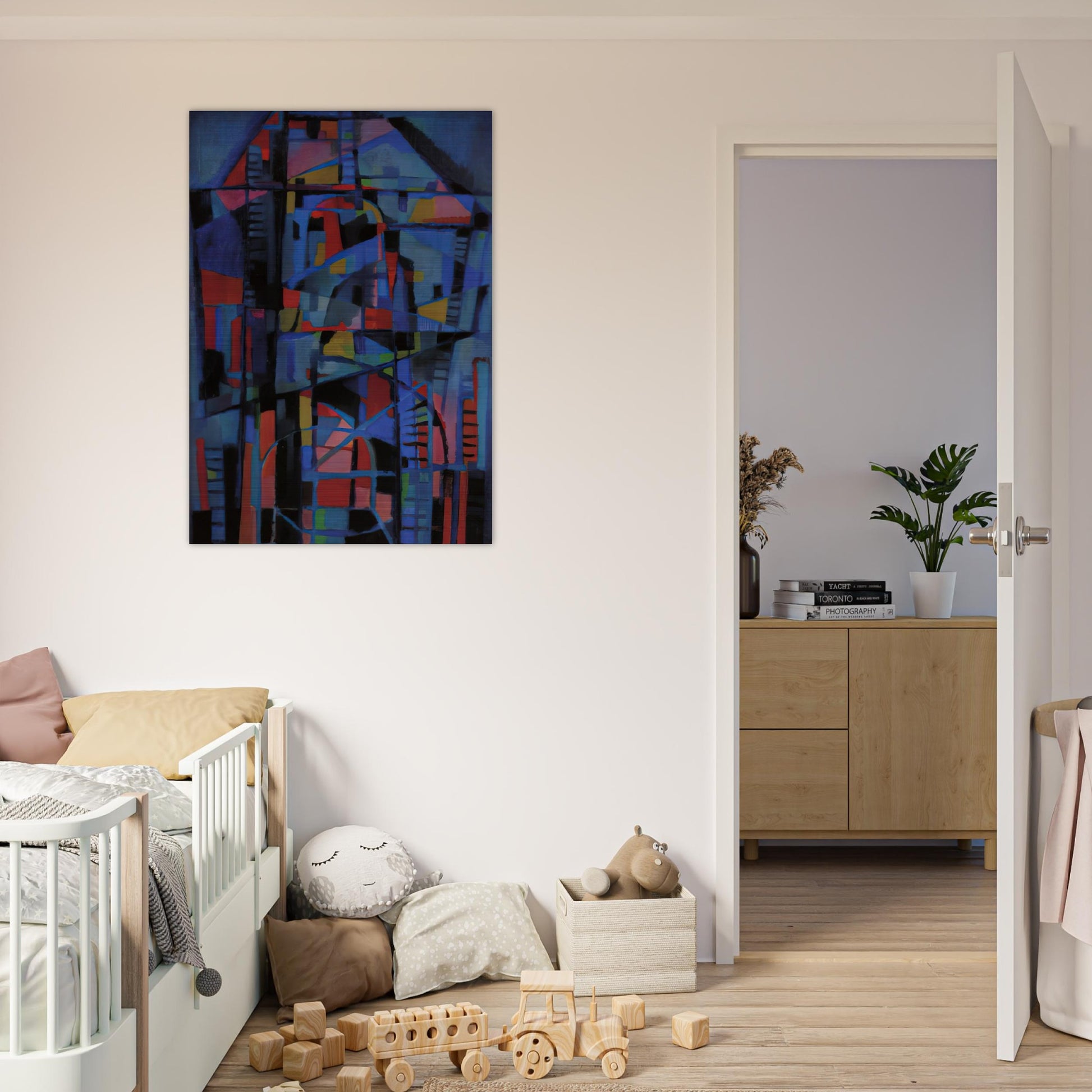 Angelus domini nuntiavit mariæ - 1947 - Alfred Manessier Brushed Aluminum Print - 70x100 cm / 28x40 inches | Alfred Manessier Aluminum Print | Alfred Manessier Prints