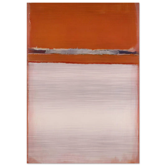 No.18 - 1951 - Mark Rothko Brushed Aluminum Print - 70x100 cm / 28x40 inches | Mark Rothko Aluminum Print | Mark Rothko Prints