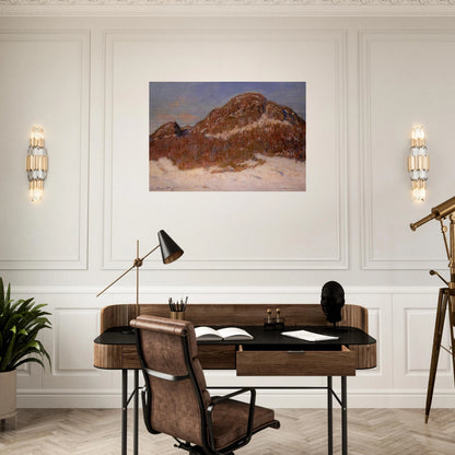 Mount Kolsaas 3 - claude monet Brushed Aluminum Print - 70x100 cm / 28x40 inches | claude monet Aluminum Print | claude monet Prints