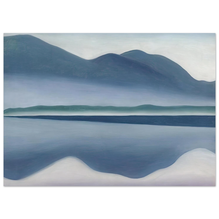 Georgia O'Keeffe - Lake George  formerly Reflection Seascape  Fine Art Poster
