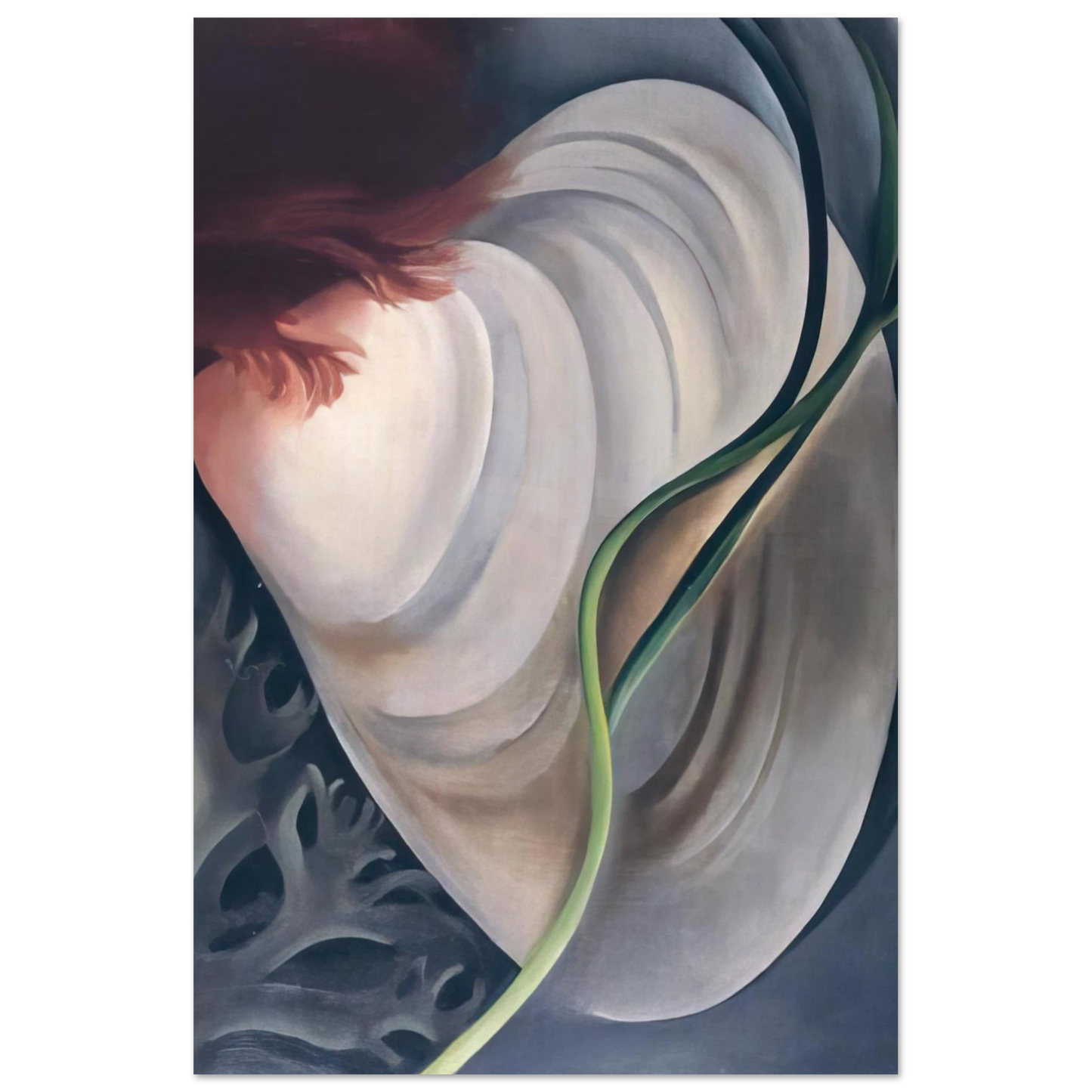 Georgia O'Keeffe - Shell No 2 Fine Art Poster - 75x100 cm / 30x40 inches