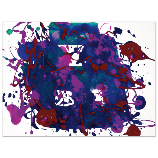 Sam Francis - Untitled  SFP94-75  SFF 1749  Fine Art Poster - Default Title