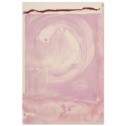 Helen Frankenthaler - Reflections IX - 1995 Wall art - 30x40 cm / 12x16 inches - Premium Wooden Framed Poster With Fine Art Paper - White frame