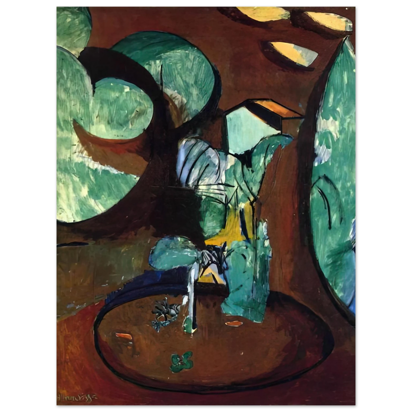 Henri Matisse - GARDEN AT ISSY Fine Art Poster - Default Title