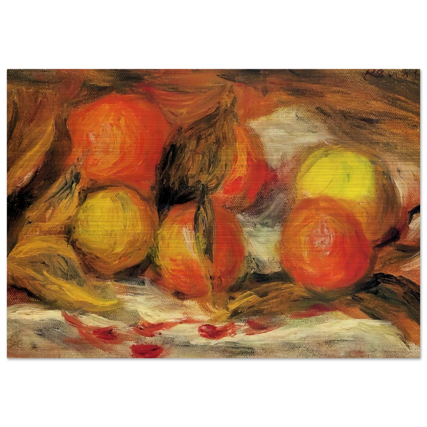 Still Life - Pierre-Auguste Renoir Brushed Aluminum Print - 70x100 cm / 28x40 inches | Pierre-Auguste Renoir Aluminum Print | Pierre-Auguste Renoir Prints