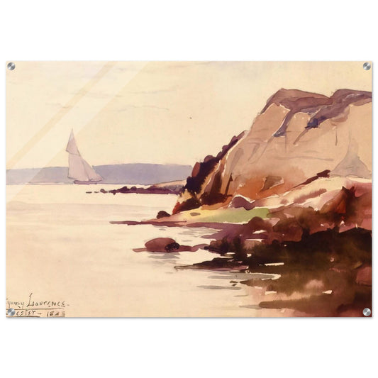 Sailing off Gloucester Coast - 1888 - Sydney Laurence Acrylic Print - 70x100 cm / 28x40″ inches