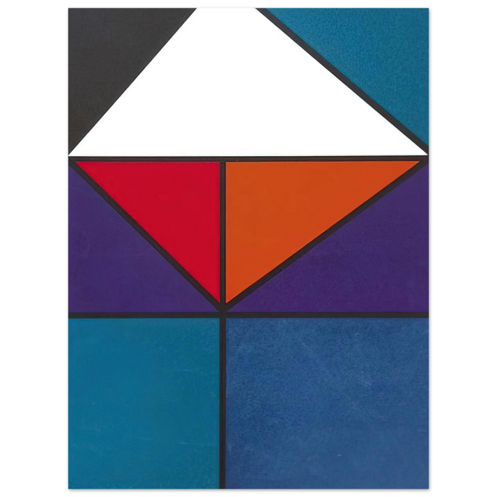 Johannes Itten - Plakat fÃ¼r Ausstellung Baden-Baden - 1965  75x100 cm / 30x40inches Fine Art Poster