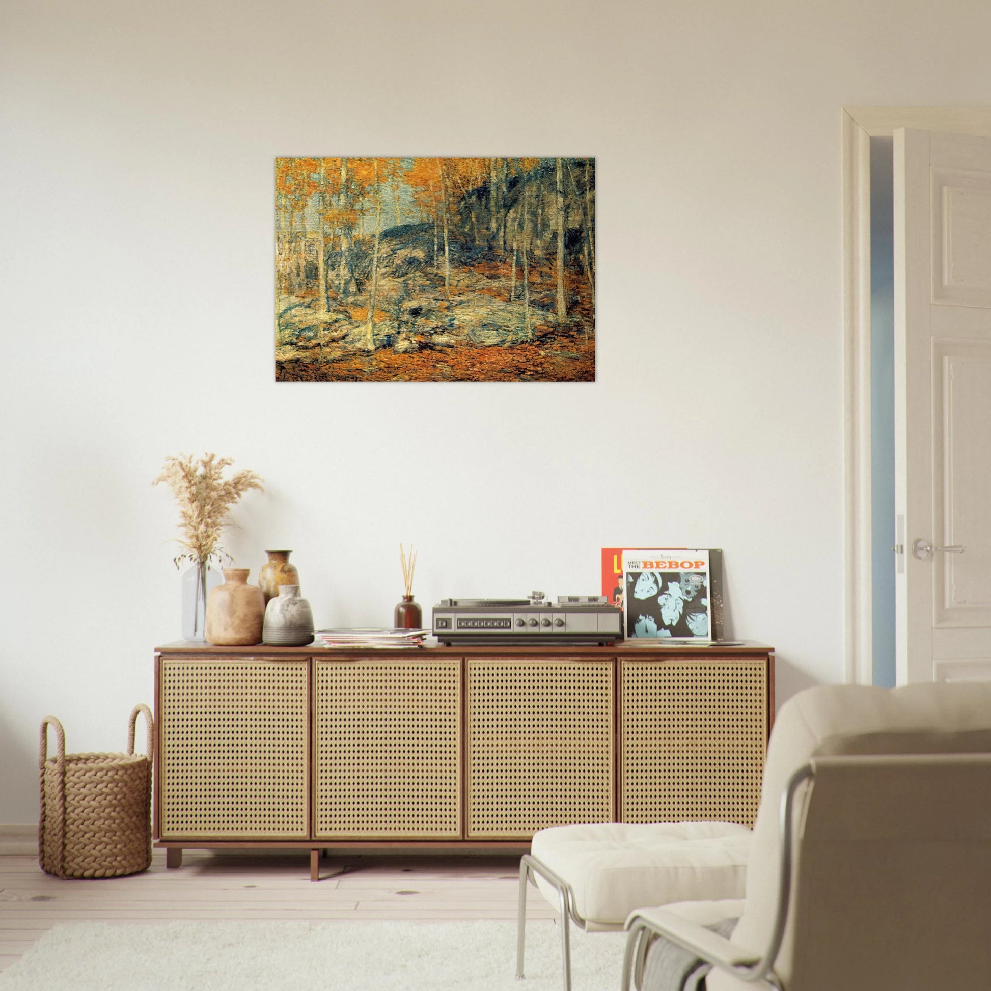 The Ledges - Childe Hassam Brushed Aluminum Print - 70x100 cm / 28x40 inches | Childe Hassam Aluminum Print | Childe Hassam Prints