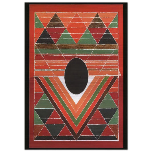 Bijh - Abstract Art - S. H. Raza Brushed Aluminum Print - 70x100 cm / 28x40 inches | S. H. Raza Aluminum Print | S. H. Raza Prints