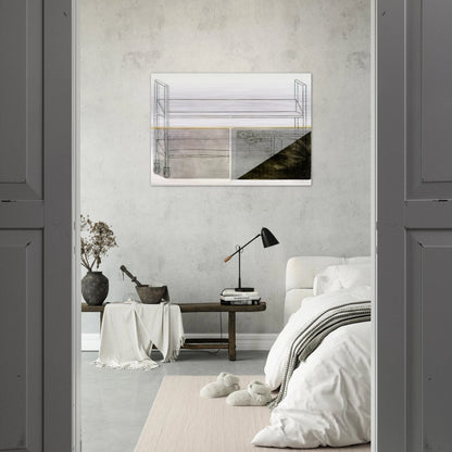 Large Trolley - 1972 - Dieter Roth Brushed Aluminum Print - 70x100 cm / 28x40 inches | Dieter Roth Aluminum Print | Dieter Roth Prints