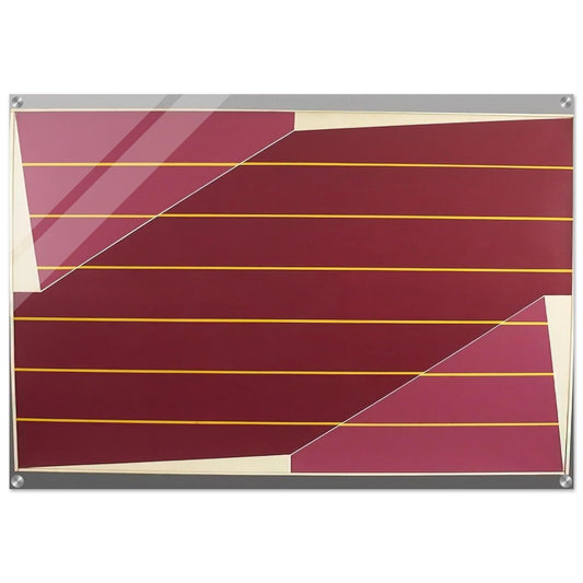 Line Rotation - 1964 - Larry Zox Acrylic Print - 70x100 cm / 28x40″ inches | Larry Zox Wall Art | Larry Zox Prints