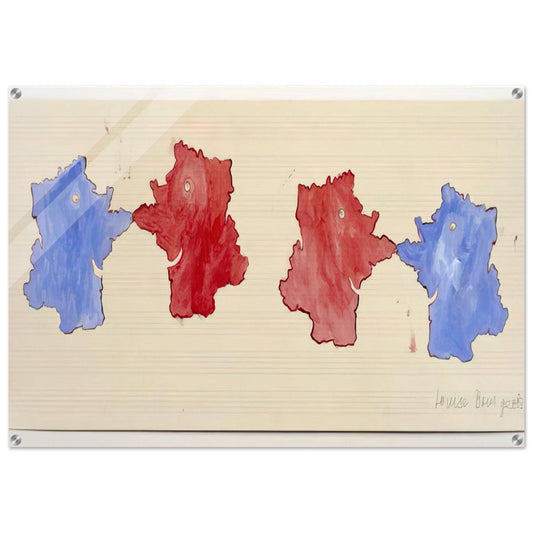 ON THE OCCASION OF SERPENTINE GALLERY MAP MARATHON - Louise Bourgeois Acrylic Print - 70x100 cm / 28x40″ inches | Louise Bourgeois Wall Art | Louise Bourgeois Prints