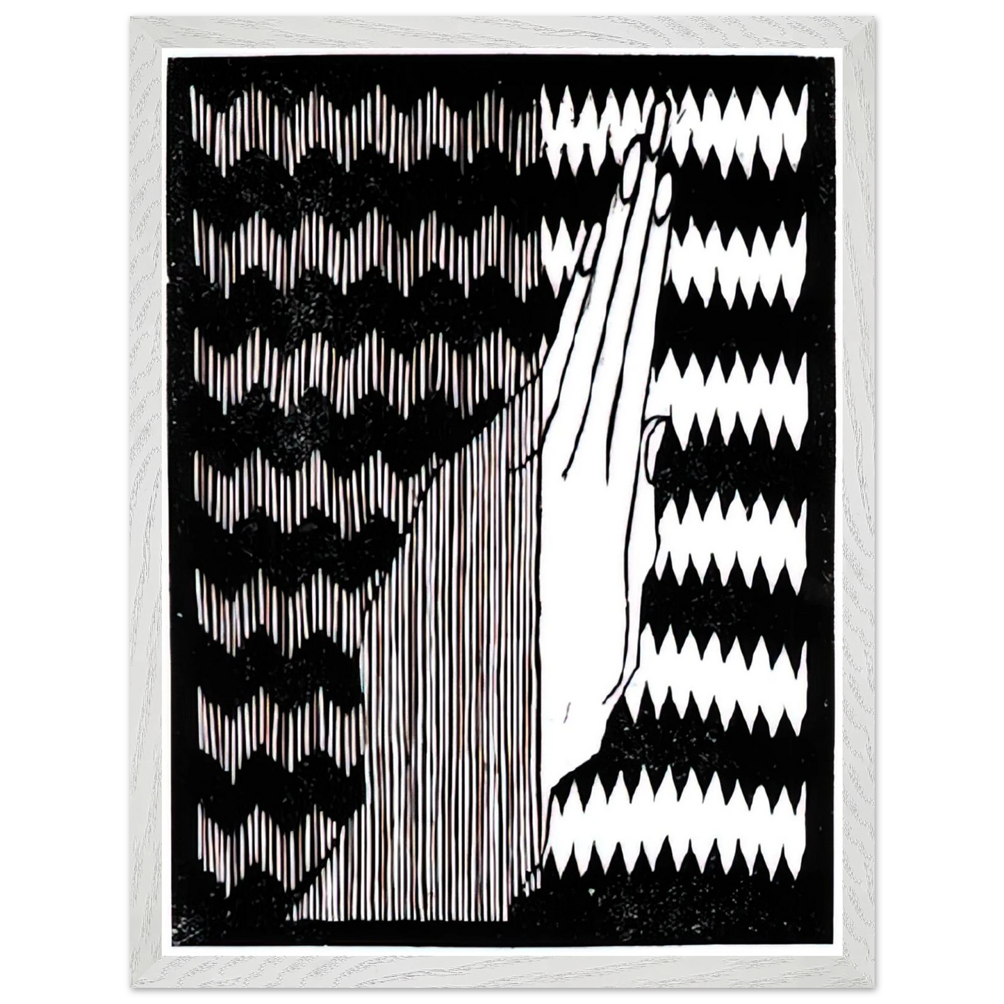 MC Escher - ESCHER (6) Wall Art - 21x29.7 cm / 8x12" - Premium Wooden Framed Poster With Fine Art Paper - Black frame