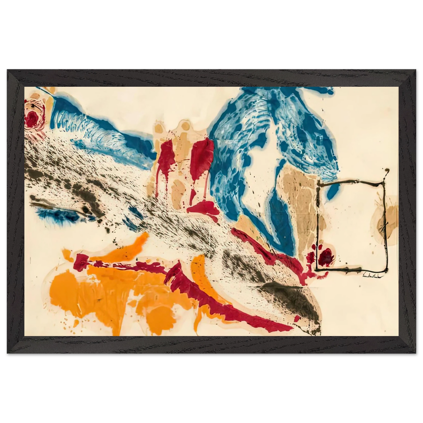 Helen Frankenthaler - Alassio, 1960- Wall Art - 60x80 cm / 24x32 inches - Fine Art Poster - -