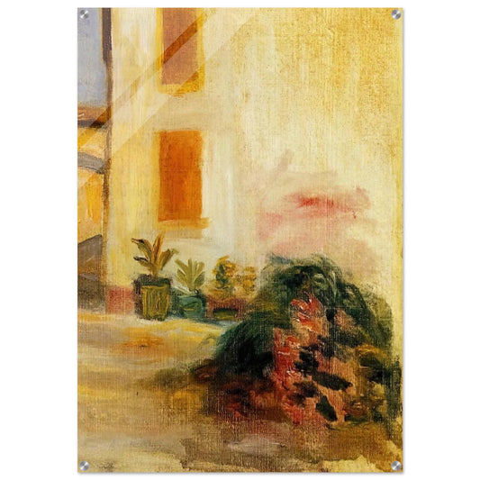 Farm Courtyard - Pierre-Auguste Renoir Acrylic Print - 70x100 cm / 28x40″ inches