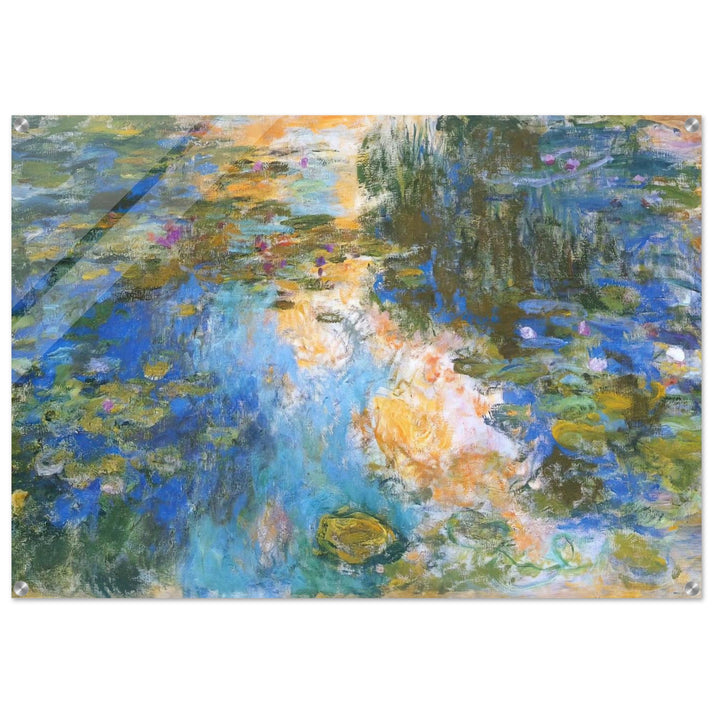 The Water Lily Pond X - claude monet Acrylic Print - 70x100 cm / 28x40″ inches