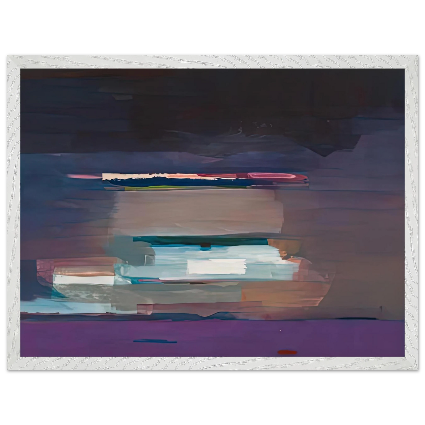 Helen Frankenthaler - Viewpoint I, 1974- Wall Art - 21x29.7 cm / 8x12" - Premium Wooden Framed Poster With Fine Art Paper - Wood frame