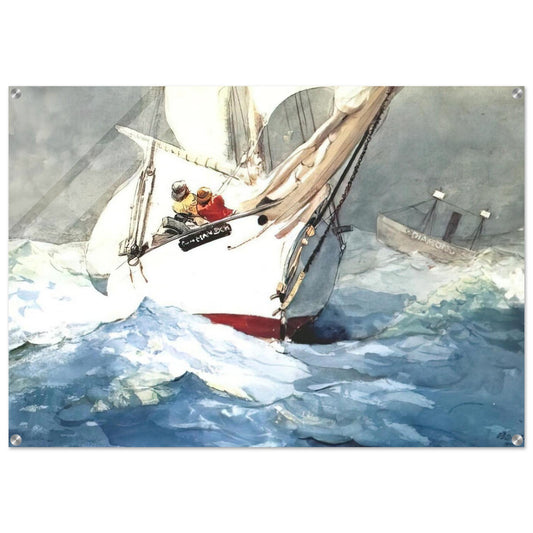 DIAMOND SHOAL - Winslow Homer Acrylic Print - 70x100 cm / 28x40″ inches
