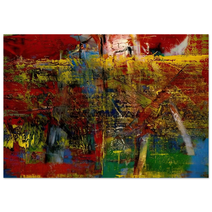 MEDIATION - Gerhard Richter Brushed Aluminum Print - 70x100 cm / 28x40 inches | Gerhard Richter Aluminum Print | Gerhard Richter Prints