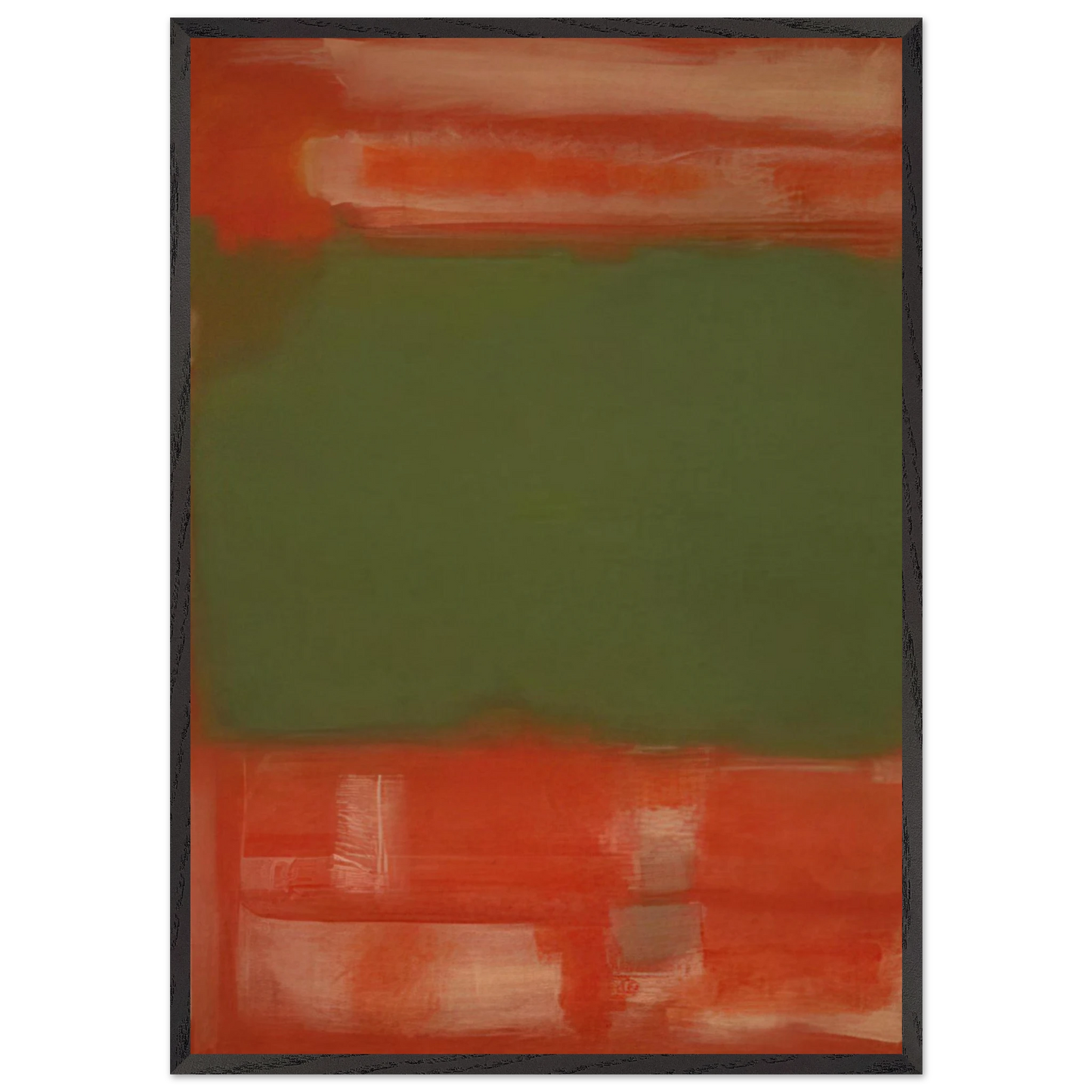 No24 - 1949 - Mark Rothko Framed Art Print – Black Wooden Frame - Default Title - -Framed Art Print