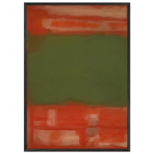 No24 - 1949 - Mark Rothko Framed Art Print – Black Wooden Frame - Default Title - -Framed Art Print