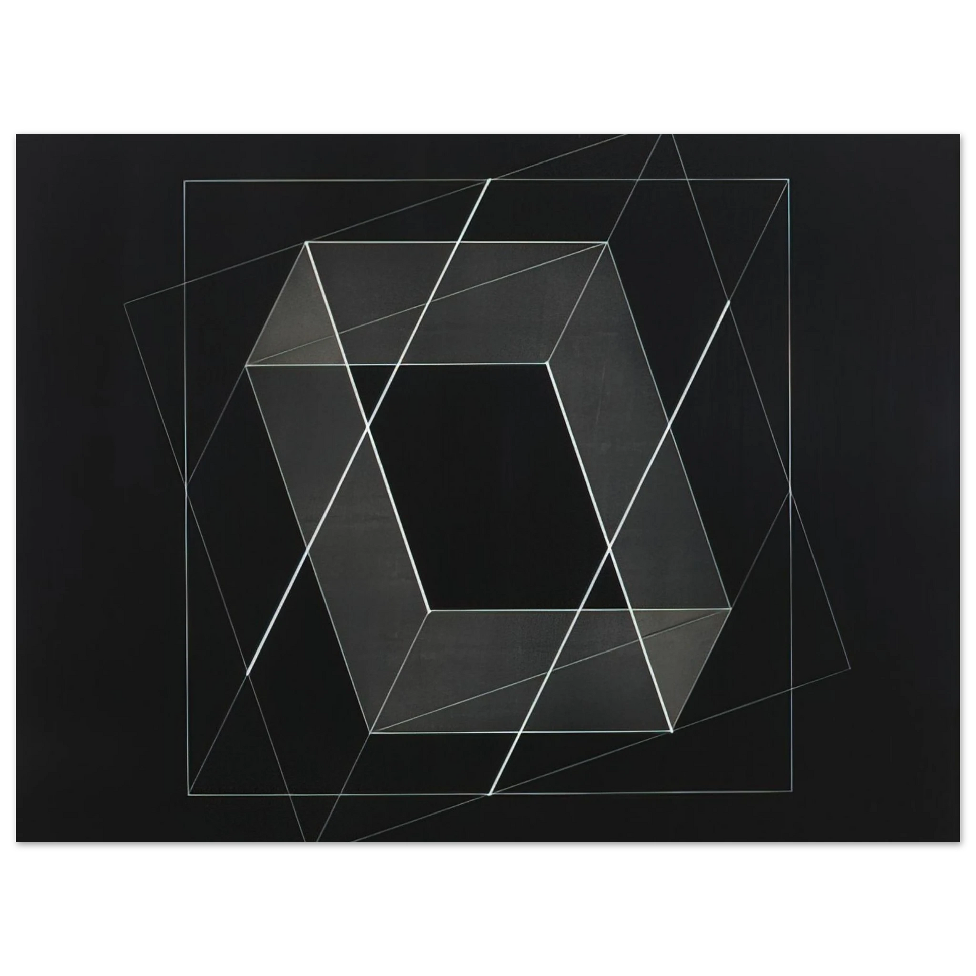 Josef Albers - F NO 13 MULTI MOBILE 1952 Fine Art Poster - Default Title