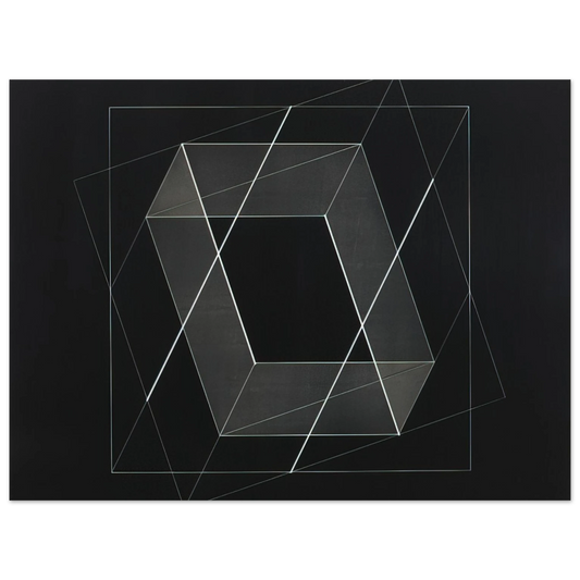 Josef Albers - F NO 13 MULTI MOBILE 1952 Fine Art Poster - Default Title