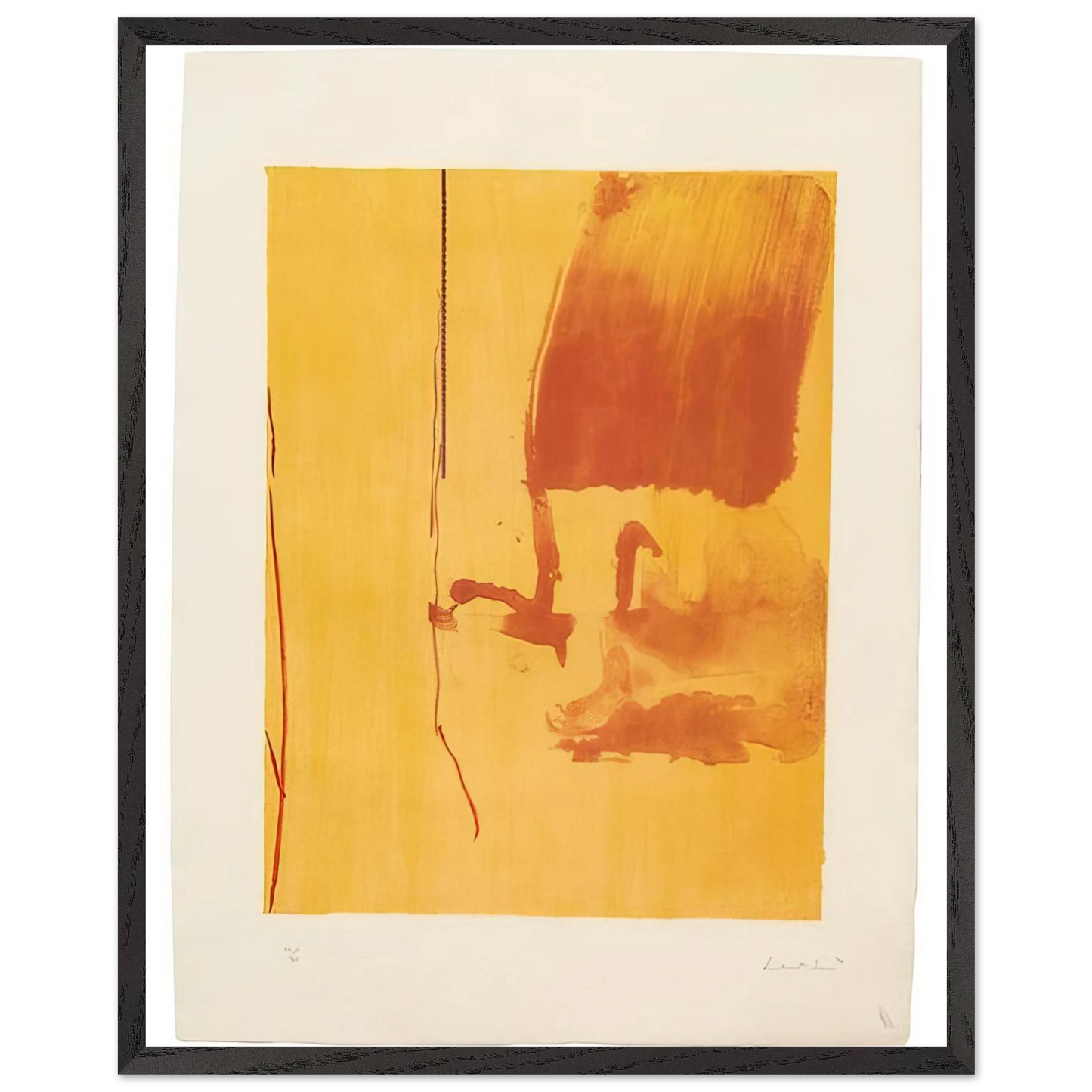 Helen Frankenthaler - Harvest - 1976 Wall art - 30x40 cm / 12x16 inches - Fine Art Poster - -