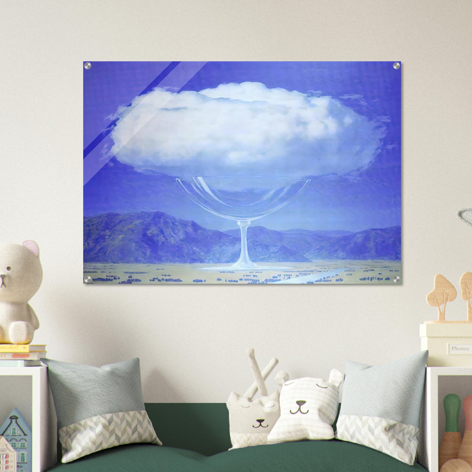 THE HEARTSTRINGS 1960 - Rene Magritte Acrylic Print - 70x100 cm / 28x40″ inches | Rene Magritte Wall Art | Rene Magritte Prints