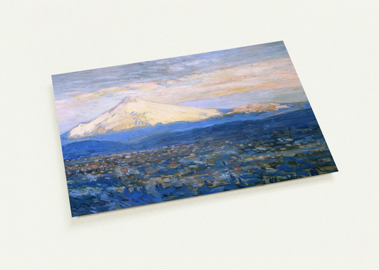 Mount Hood By Childe Hassam Pack of 10 Post Cards | Childe Hassam Post Cards | A6 (10.5 x 14.8 cm) - 4.1 x 5.8 inches
