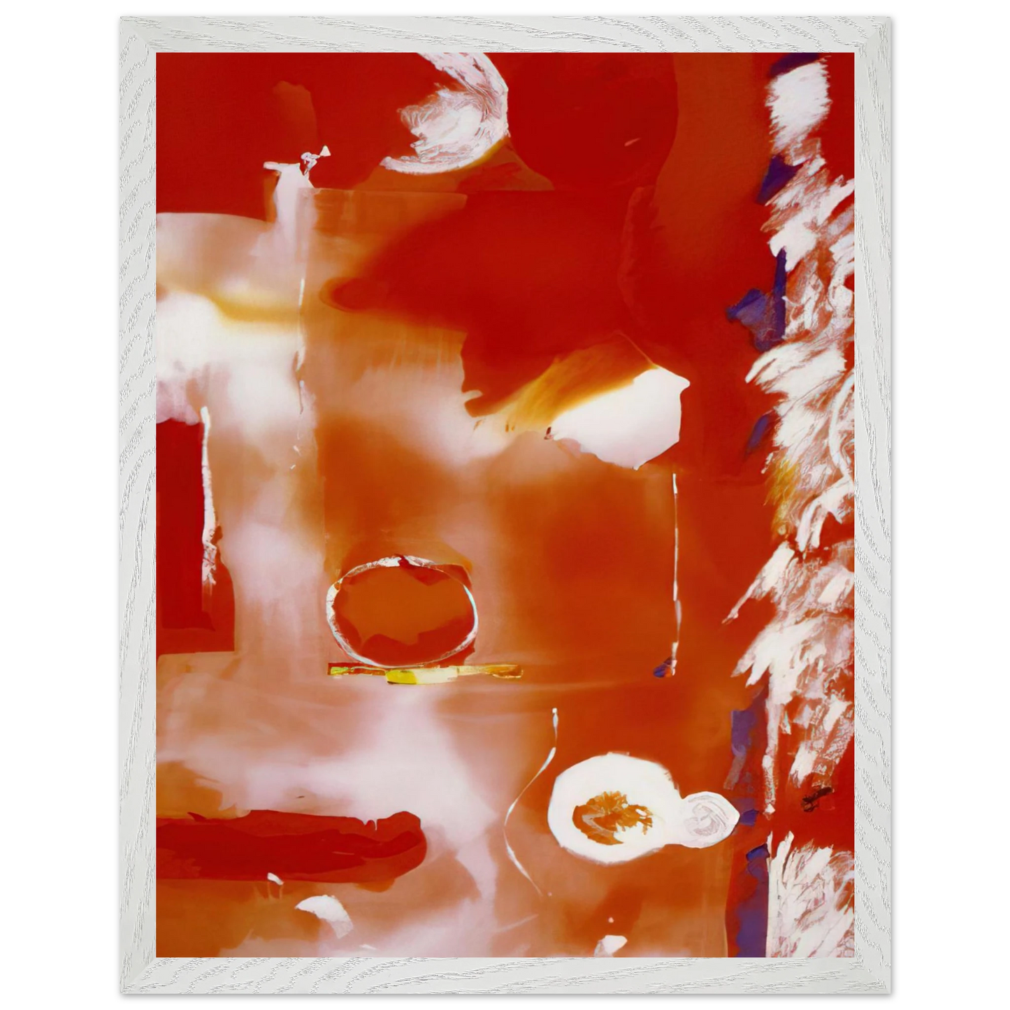 Helen Frankenthaler - Seeing the Moon on a Hot Summer Day - 1987 Wall art - 70x100 cm / 28x40 Inches - Fine Art Poster - -