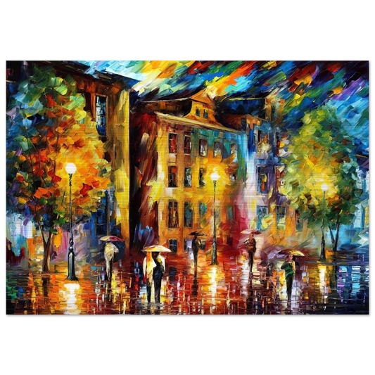 Leonid Afremov - Leonid Afremov Brushed Aluminum Print - 70x100 cm / 28x40 inches | Leonid Afremov Aluminum Print | Leonid Afremov Prints