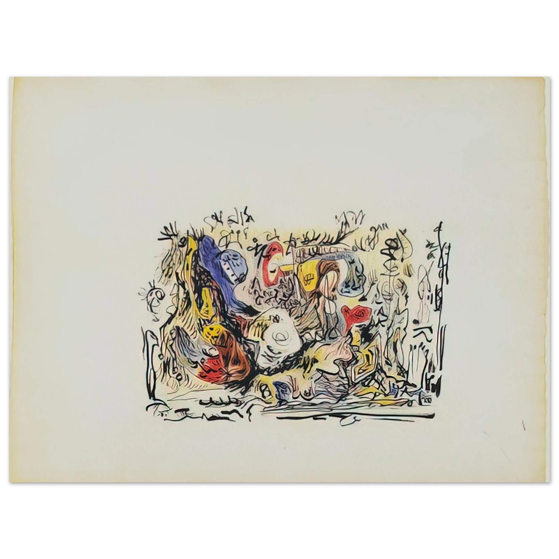 Jackson Pollock - UNTITLED Fine Art Poster - Default Title